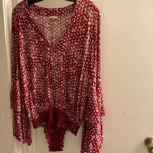 Intimately ,Free People, xs, burgundy